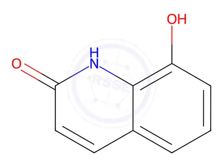Chemical structure of 2,8-Dihydroxyquinoline