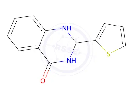 Chemical structure of 2-(2-THIENYL)-1,2,3-TRIHYDROQUINAZOLIN-4-ONE