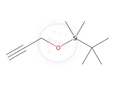 Chemical structure of 3-(tert-Butyldimethylsilyloxy)-1-propyne