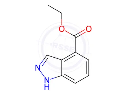 Chemical structure of Ethyl 1h-indazole-4-carboxylate