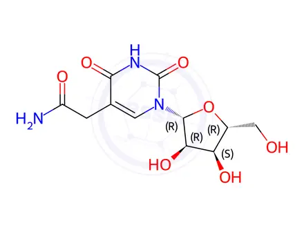 Chemical structure of 5-Uridineacetamide