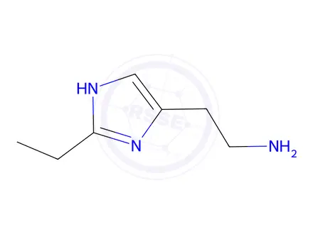 Chemical structure of 2-(2-Ethyl-1H-imidazol-4-yl)ethanamine