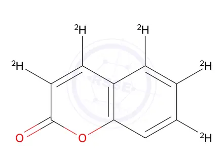 Chemical structure of Coumarin-d5