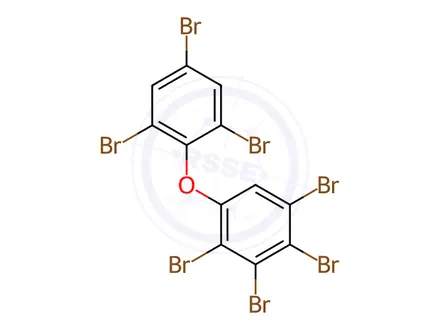 Chemical structure of 2,2',3,4,4',5,6'-Heptabromodiphenyl ether