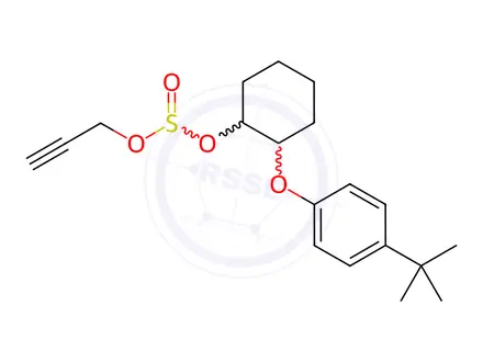 Chemical structure of Propargite