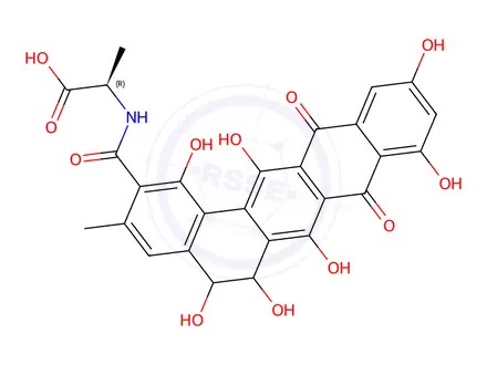Chemical structure of Pradimicin P