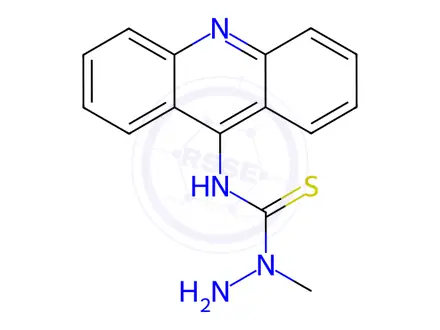 Chemical structure of N-(Acridin-9-yl)-1-methylhydrazinecarbothioamide