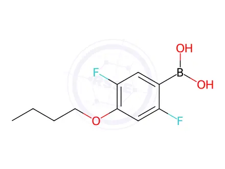 Chemical structure of 4-Butoxy-2,5-difluorophenylboronic acid