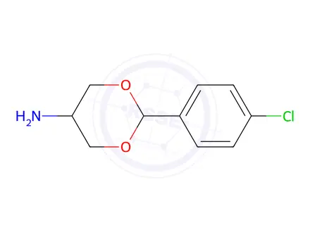 Chemical structure of 2-(4-Chlorophenyl)-1,3-dioxan-5-amine