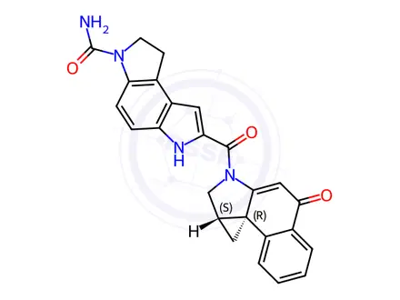 Chemical structure of (+)-CBI-CDPI1