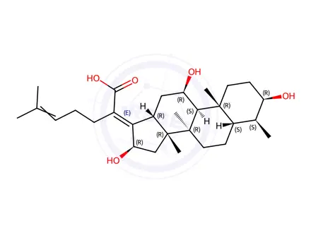 Chemical structure of 16-Epi-deacetyl-fusidic Acid