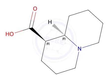 Chemical structure of (1R,9aR)-Octahydro-2H-quinolizine-1-carboxylic acid hydrochloride