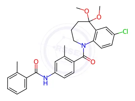 Chemical structure of Tolvaptan Impurity 80
