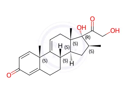 Chemical structure of Betamethasone EP Impurity C