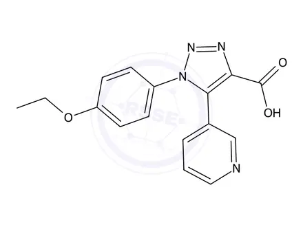Chemical structure of 1-(4-Ethoxyphenyl)-5-(pyridin-3-yl)-1H-1,2,3-triazole-4-carboxylic acid