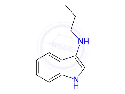Chemical structure of N-propyl-1H-indol-3-amine