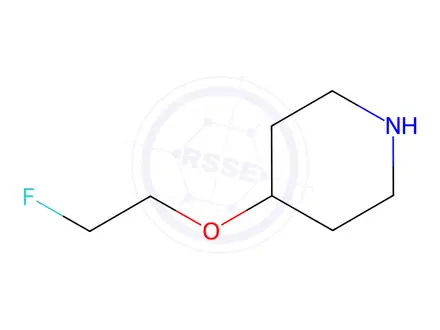 Chemical structure of 4-(2-Fluoroethoxy)piperidine
