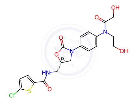 Chemical structure of Rivaroxaban Metabolite 5