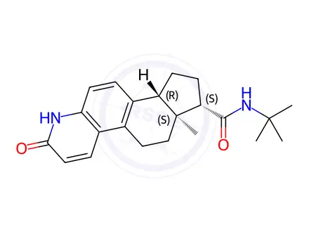 Chemical structure of 5,6,7,8,9-Dehydro-10-desmethyl Finasteride
