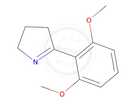 Chemical structure of 5-(2,6-Dimethoxyphenyl)-3,4-dihydro-2H-pyrrole