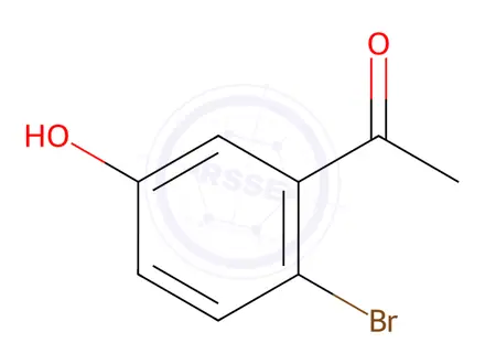 Chemical structure of 1-(2-bromo-5-hydroxyphenyl)ethanone