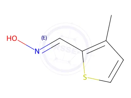 Chemical structure of 3-Methylthiophene-2-carboxaldehyde oxime