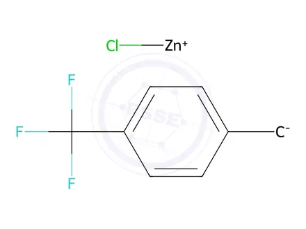 Chemical structure of 4-Trifluoromethylbenzylzinc chloride 0.5 M in Tetrahydrofuran