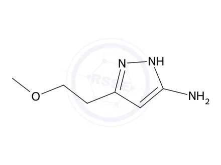 Chemical structure of 3-(2-Methoxyethyl)-1h-pyrazol-5-amine