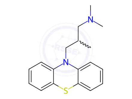 Chemical structure of Alimemazine
