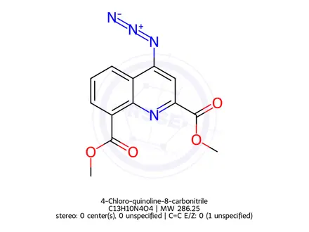 Chemical structure of 4-Chloro-quinoline-8-carbonitrile