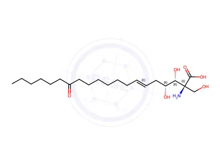 Chemical structure of Myriocin