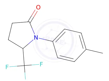 Chemical structure of 1-P-TOLYL-5-TRIFLUOROMETHYL-PYRROLIDIN-2-ONE