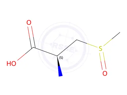 Chemical structure of (2S)-2-Amino-3-(methylsulfinyl)propanoic acid