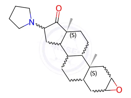 Chemical structure of Rocuronium Bromide Impurity 140
