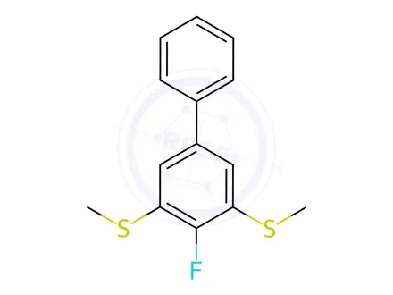 Chemical structure of (4-Fluoro-[1,1'-biphenyl]-3,5-diyl)bis(methylsulfane)