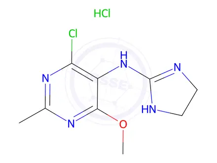 Chemical structure of Moxonidine Hydrochloride