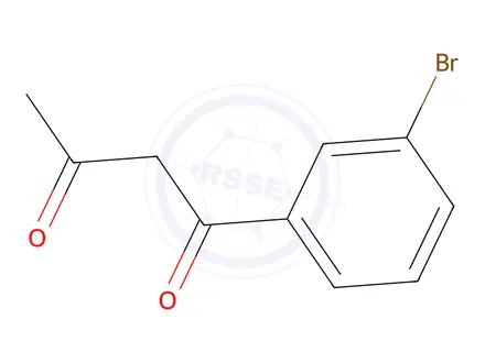 Chemical structure of 1-(3-BroMophenyl)-1,3-butanedione