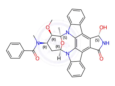 Chemical structure of Midostaurin Impurity 3