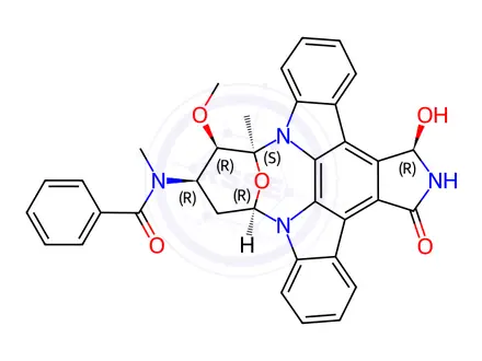 Chemical structure of Midostaurin Impurity 4