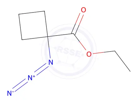 Chemical structure of Ethyl 1-azidocyclobutane-1-carboxylate