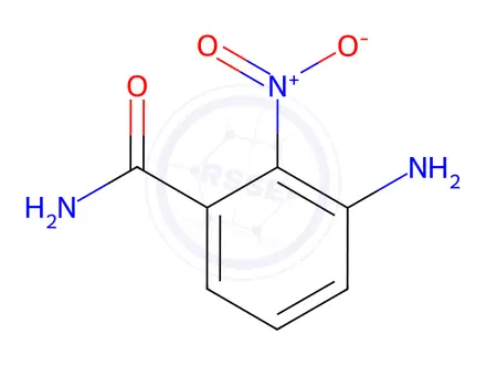 Chemical structure of 3-Amino-2-nitrobenzamide