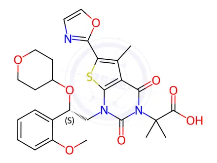 Chemical structure of Firsocostat Impurity 1