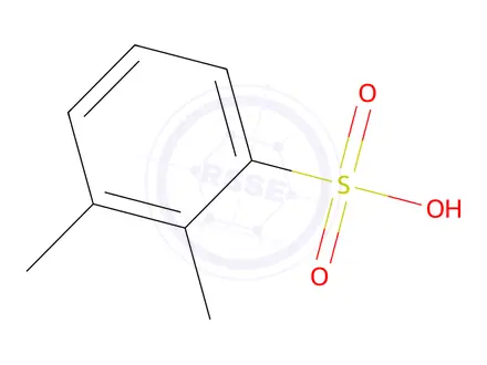 Chemical structure of dimethylbenzenesulphonic acid, compound with 2-aminoethanol (1:1)