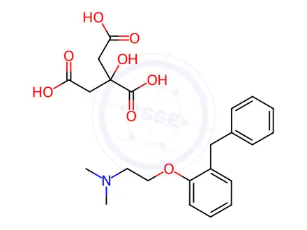 Chemical structure of Phenyltoloxamine citrate