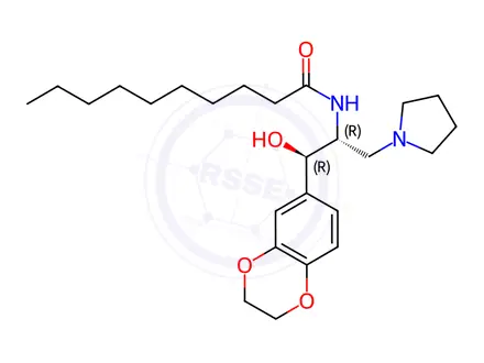 Chemical structure of Eliglustat Decanoic acid
