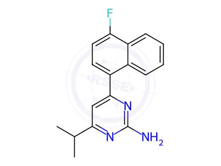 Chemical structure of RS-127445
